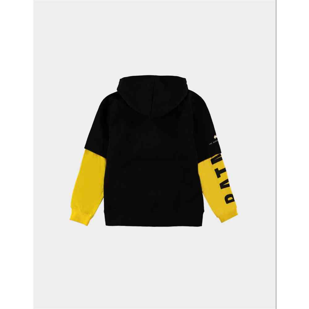 DC Comics Batman - Logo Kinder hoodie/trui - Zwart/Geel